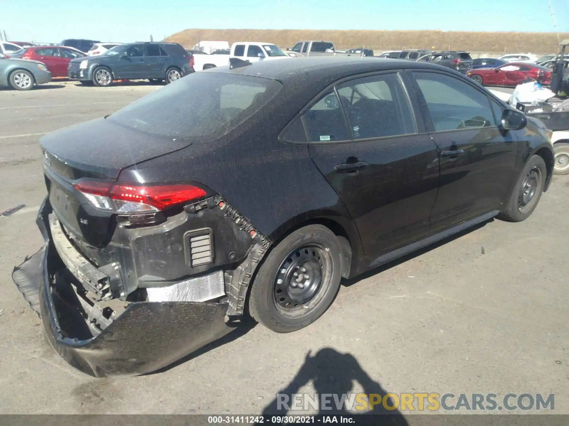 4 Photograph of a damaged car 5YFEPMAE1MP217376 TOYOTA COROLLA 2021