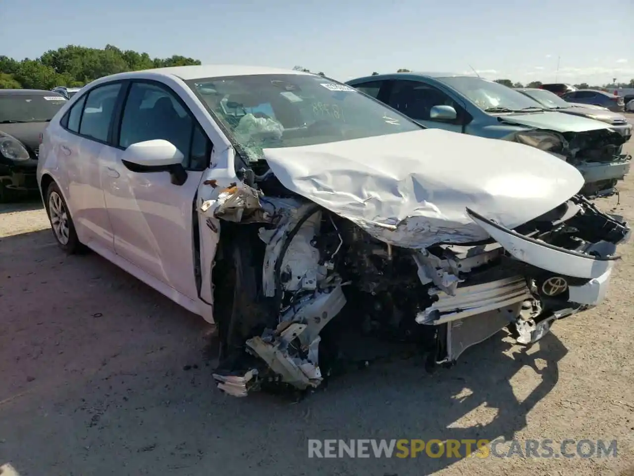 1 Photograph of a damaged car 5YFEPMAE1MP218897 TOYOTA COROLLA 2021