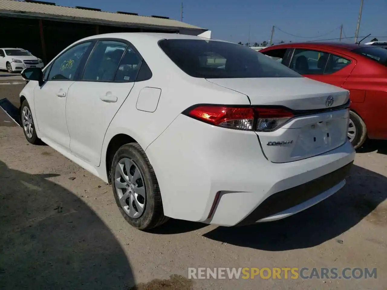 3 Photograph of a damaged car 5YFEPMAE1MP218897 TOYOTA COROLLA 2021