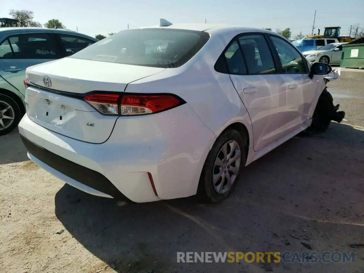 4 Photograph of a damaged car 5YFEPMAE1MP218897 TOYOTA COROLLA 2021