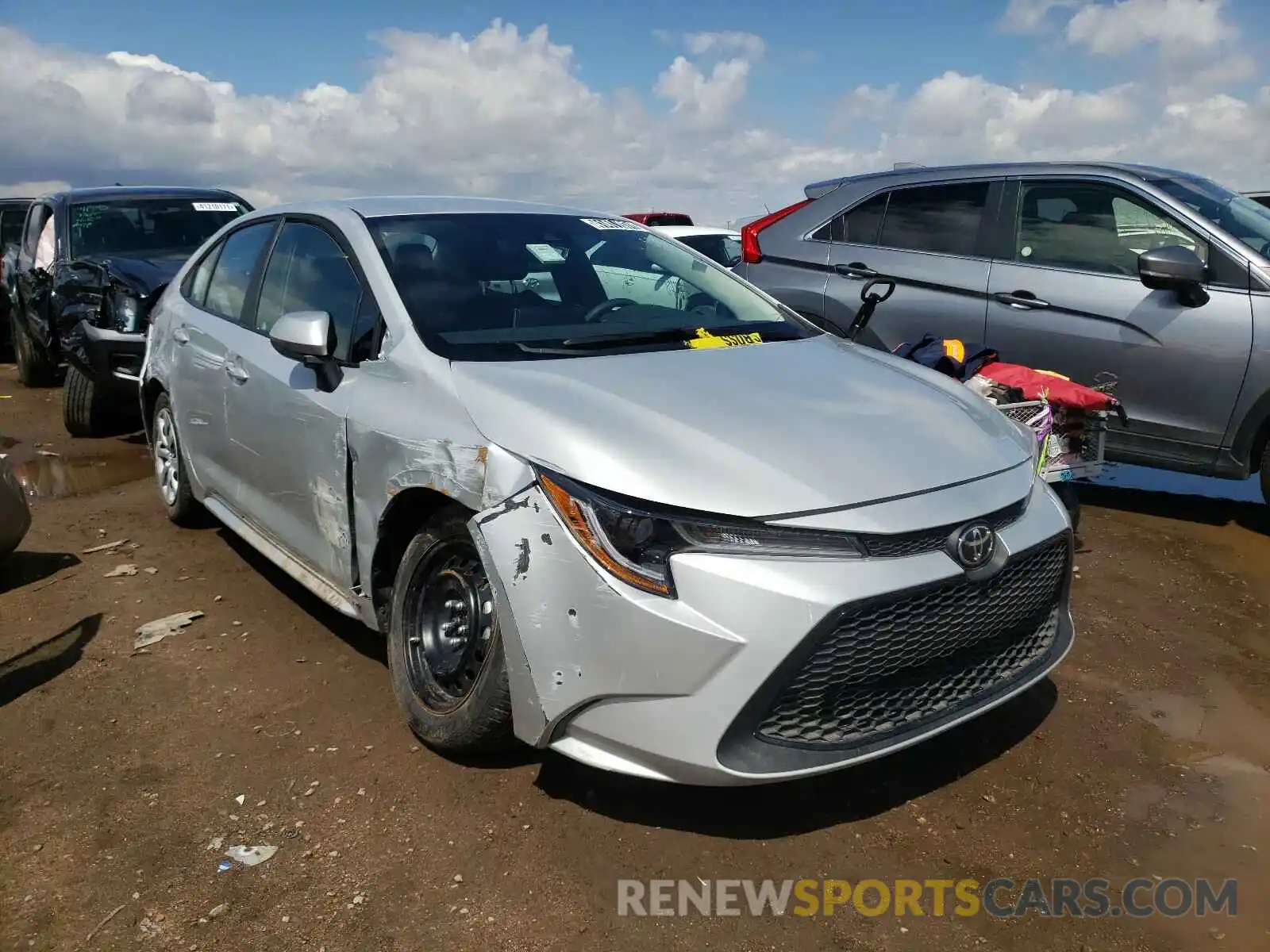 1 Photograph of a damaged car 5YFEPMAE1MP218916 TOYOTA COROLLA 2021