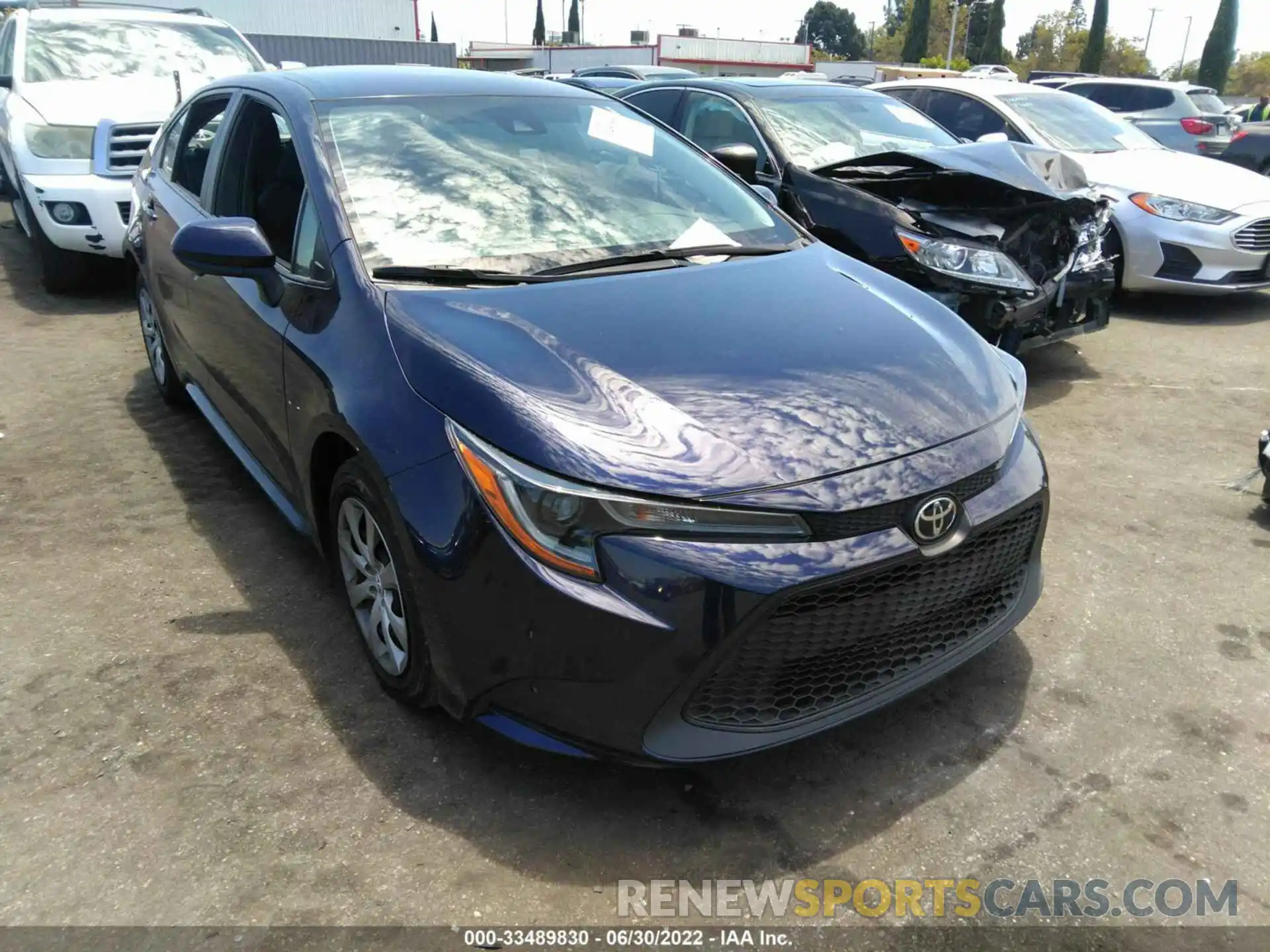 1 Photograph of a damaged car 5YFEPMAE1MP220813 TOYOTA COROLLA 2021