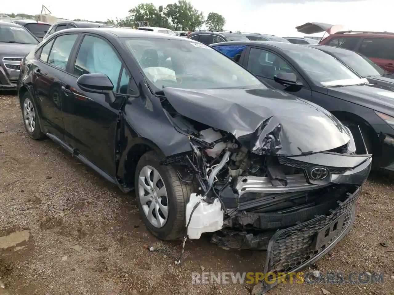 1 Photograph of a damaged car 5YFEPMAE1MP220889 TOYOTA COROLLA 2021