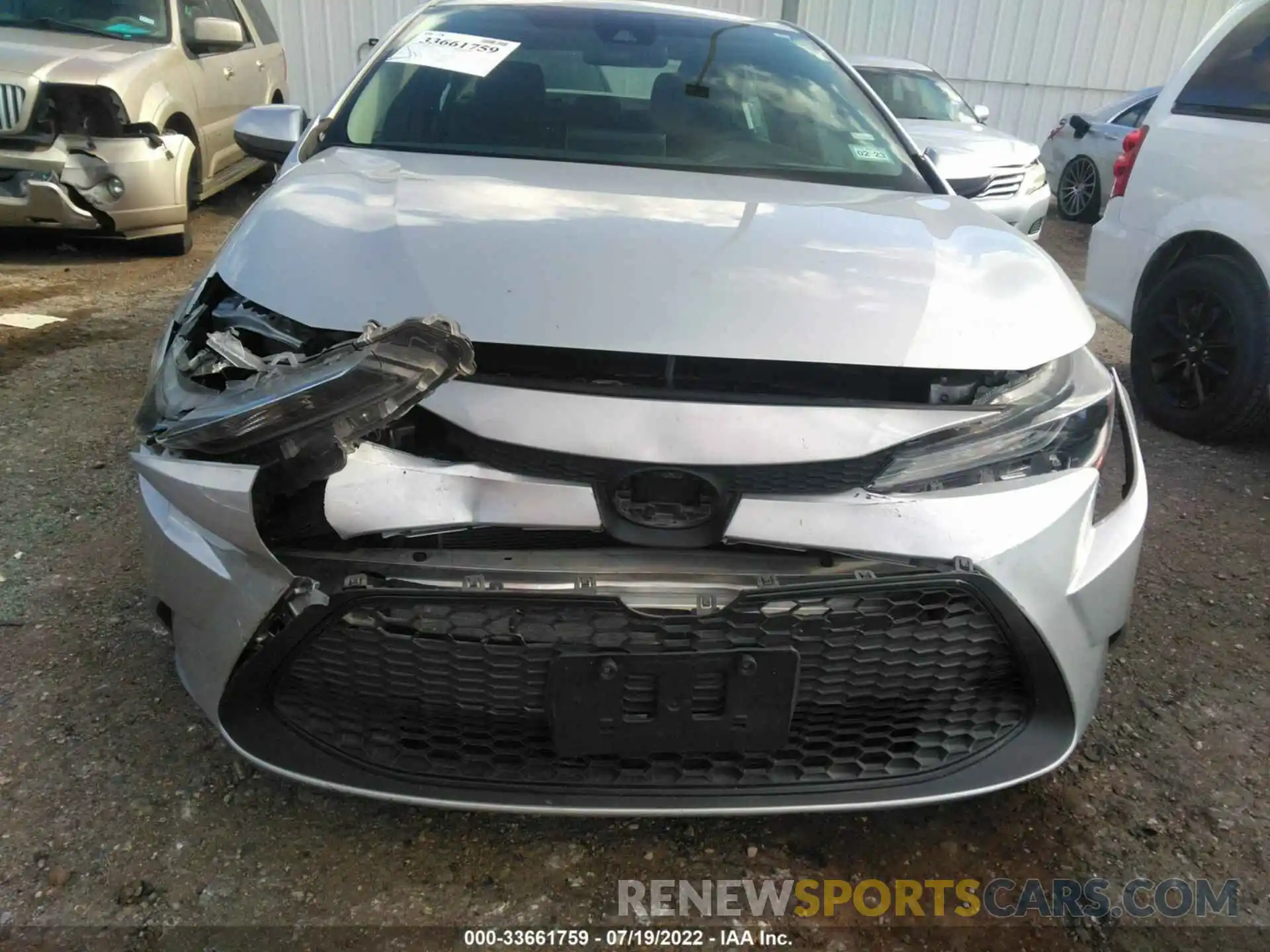 6 Photograph of a damaged car 5YFEPMAE1MP221640 TOYOTA COROLLA 2021