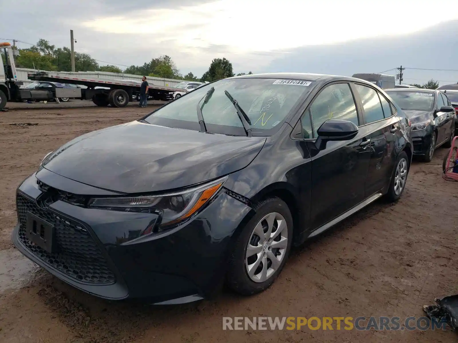 2 Photograph of a damaged car 5YFEPMAE1MP221959 TOYOTA COROLLA 2021