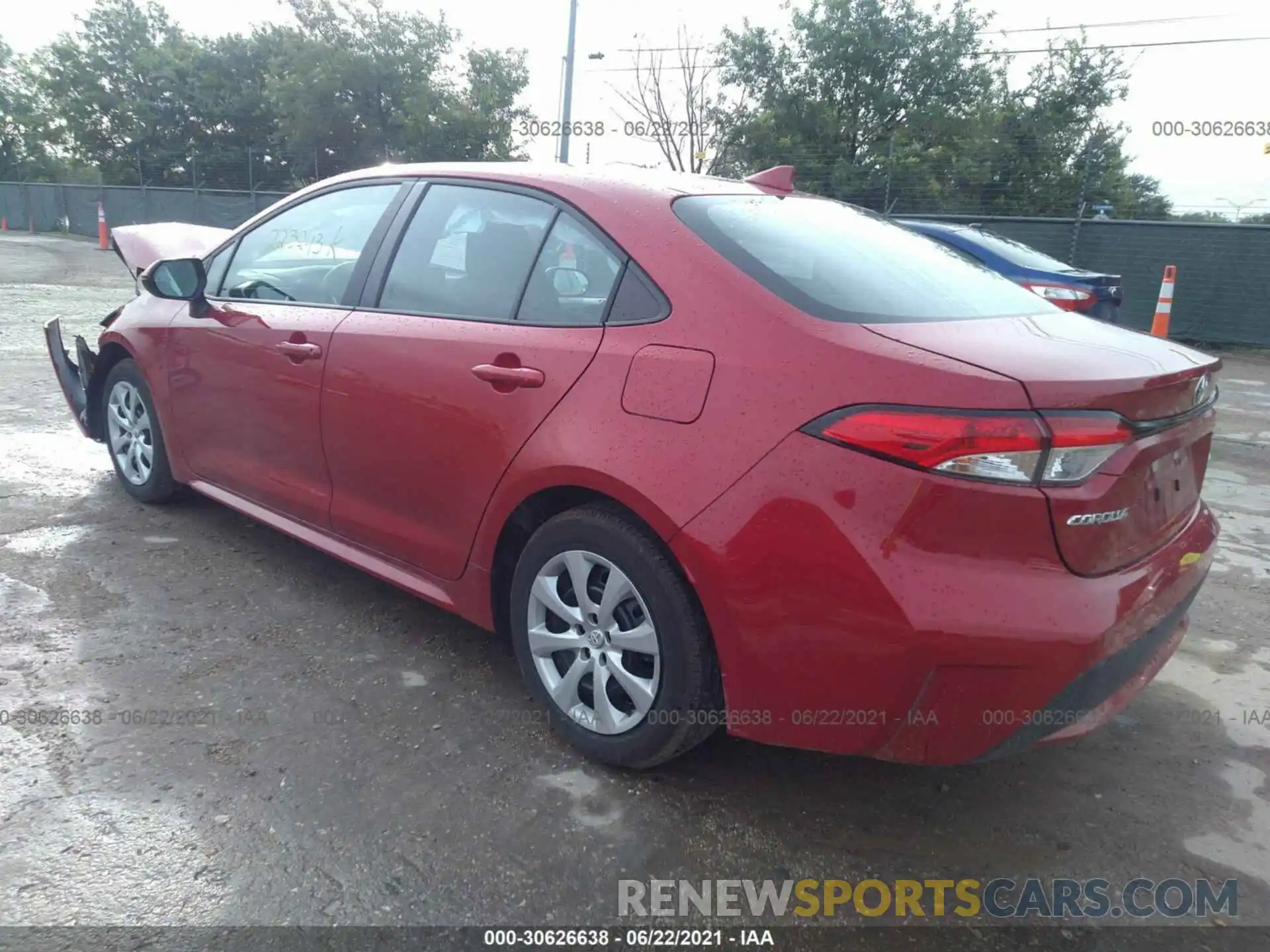 3 Photograph of a damaged car 5YFEPMAE1MP223243 TOYOTA COROLLA 2021