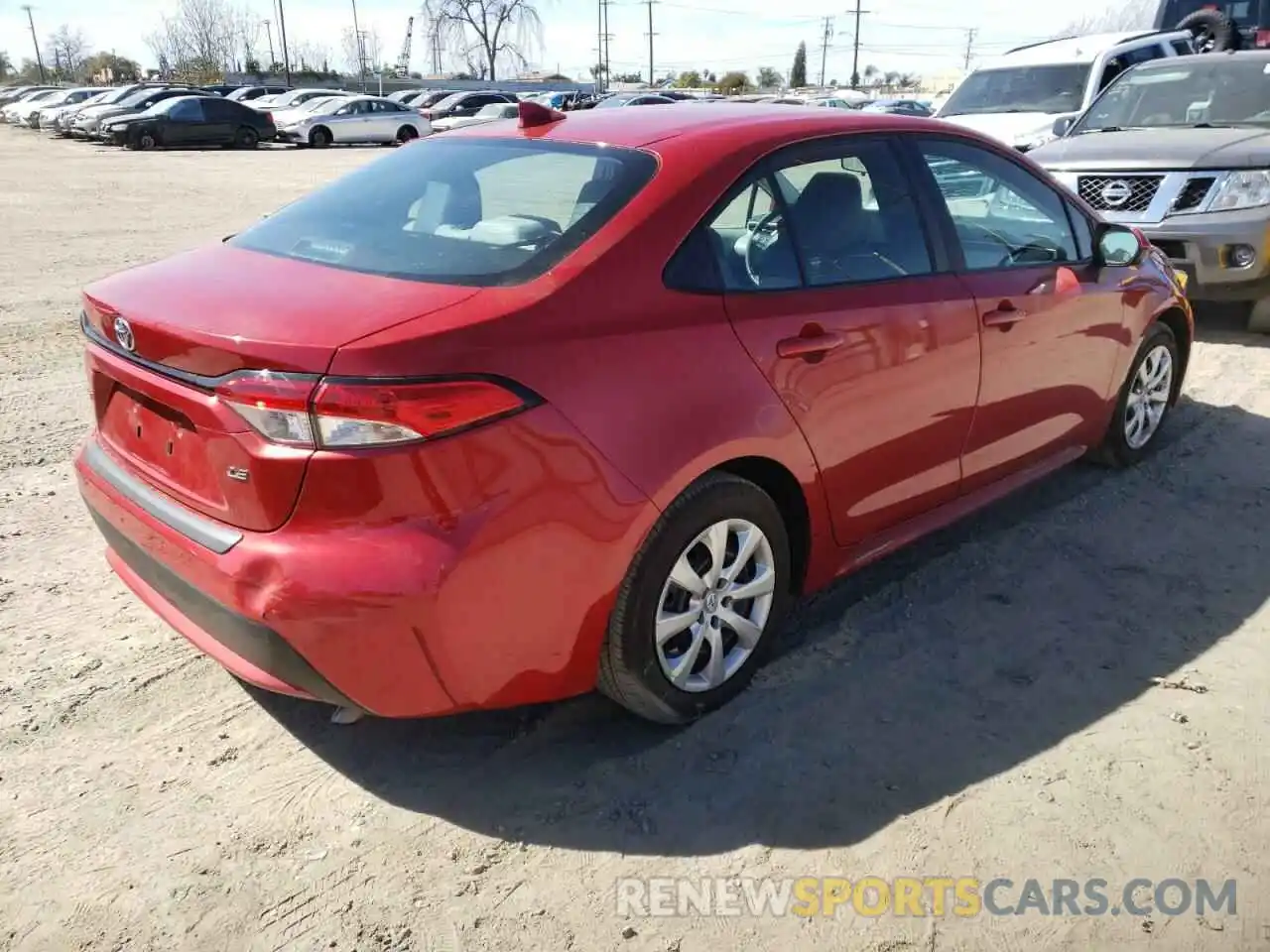 4 Photograph of a damaged car 5YFEPMAE1MP223307 TOYOTA COROLLA 2021