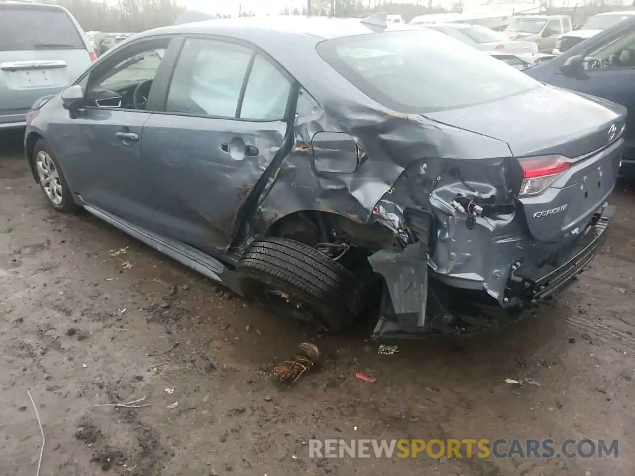 3 Photograph of a damaged car 5YFEPMAE1MP224635 TOYOTA COROLLA 2021