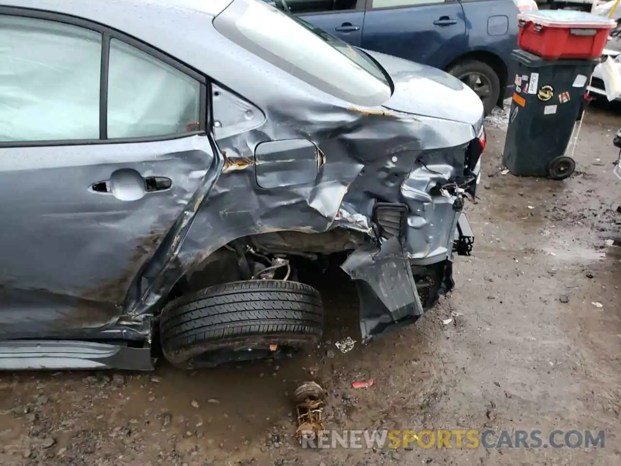 9 Photograph of a damaged car 5YFEPMAE1MP224635 TOYOTA COROLLA 2021