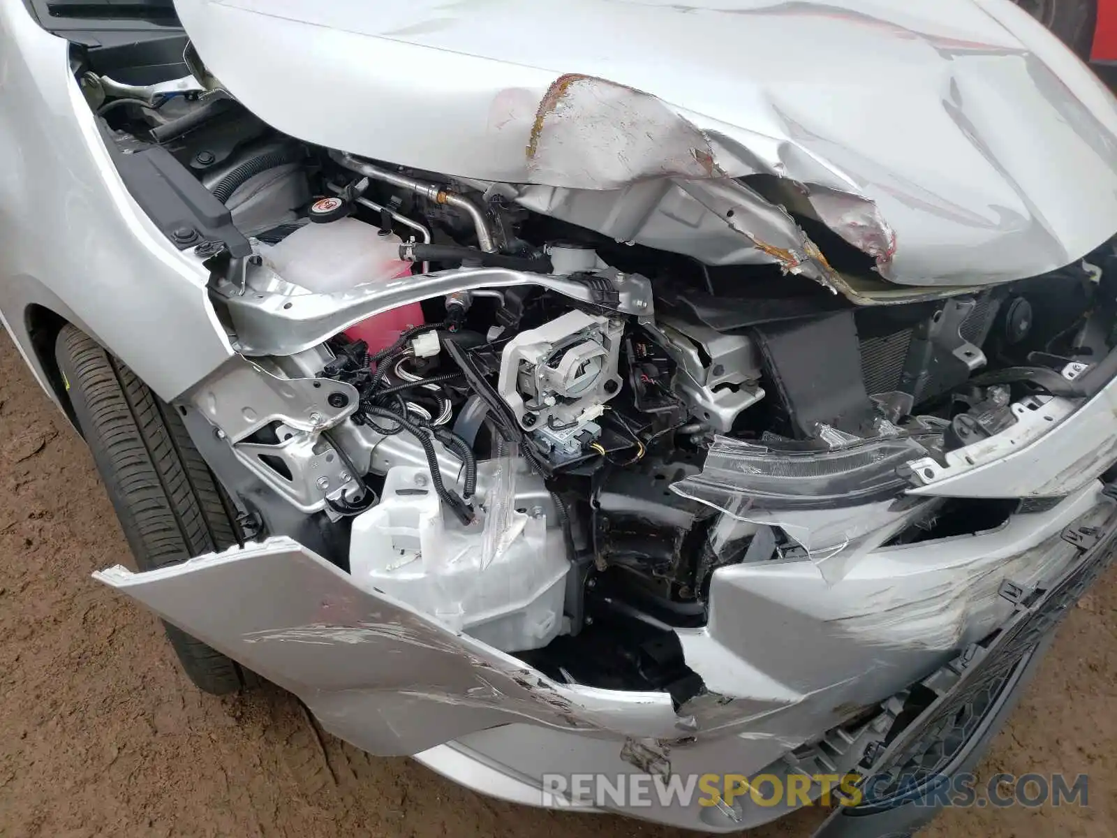 9 Photograph of a damaged car 5YFEPMAE1MP224795 TOYOTA COROLLA 2021