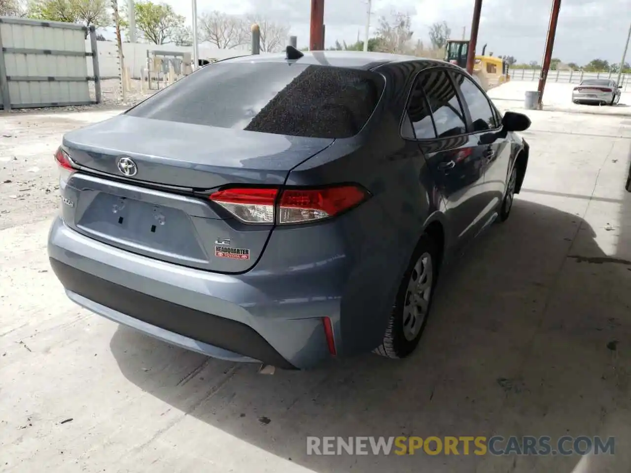 4 Photograph of a damaged car 5YFEPMAE1MP225011 TOYOTA COROLLA 2021