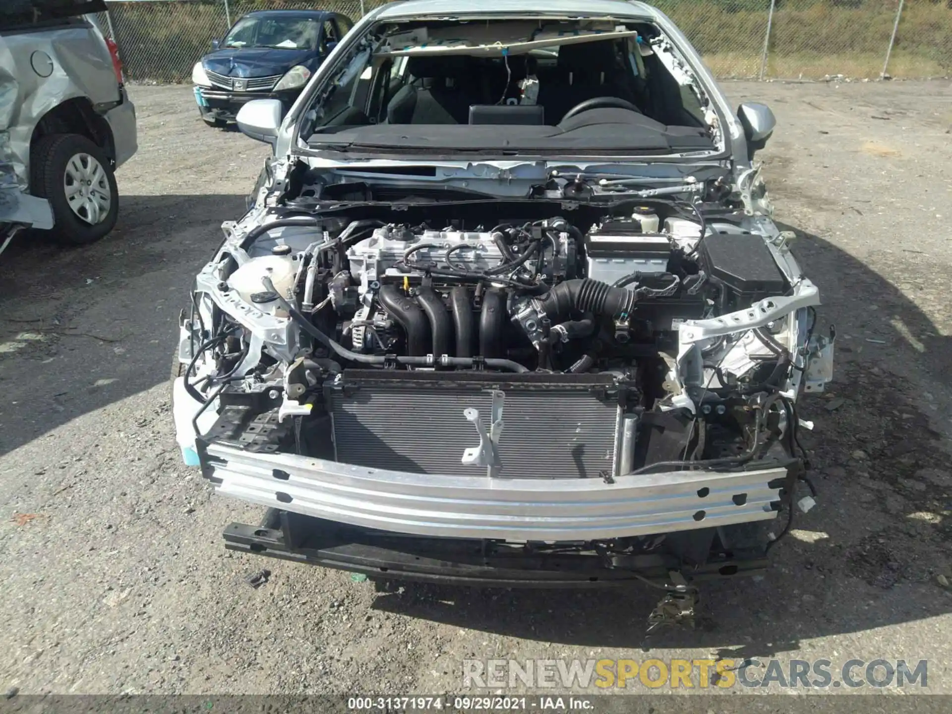 6 Photograph of a damaged car 5YFEPMAE1MP225669 TOYOTA COROLLA 2021