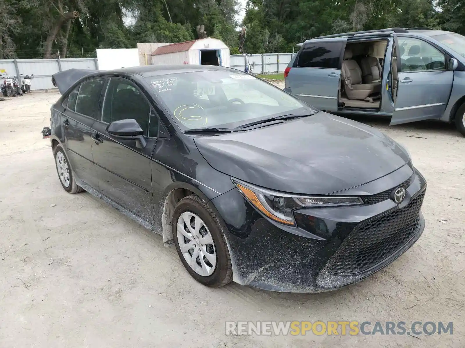 1 Photograph of a damaged car 5YFEPMAE1MP227728 TOYOTA COROLLA 2021