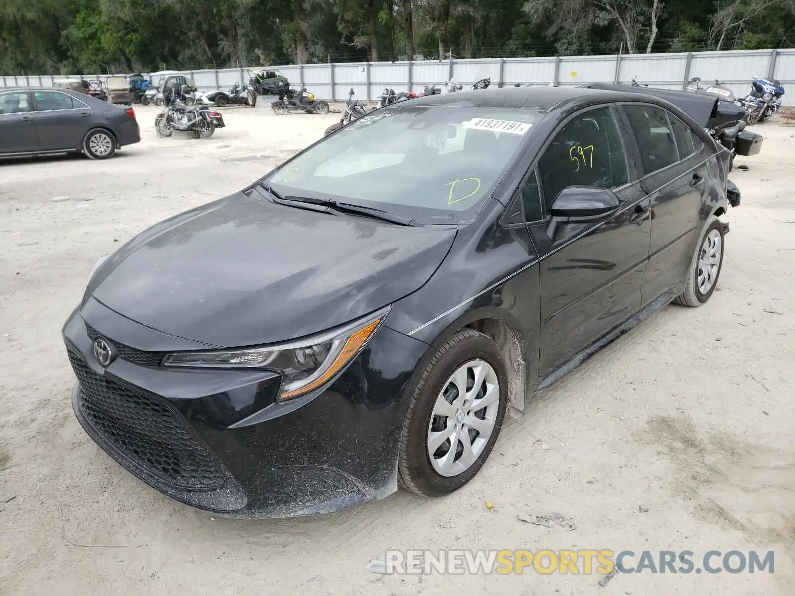 2 Photograph of a damaged car 5YFEPMAE1MP227728 TOYOTA COROLLA 2021