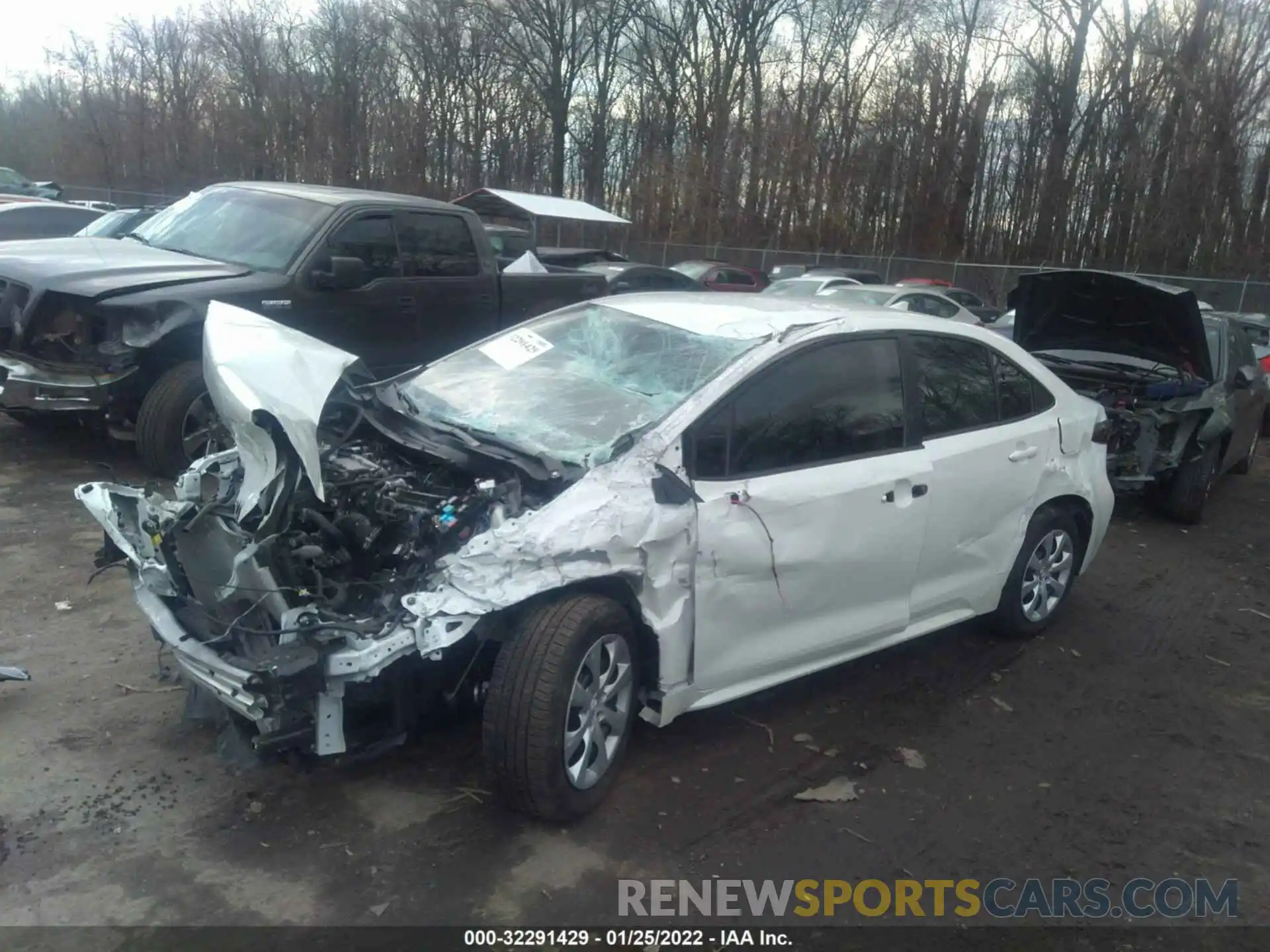 2 Photograph of a damaged car 5YFEPMAE1MP228491 TOYOTA COROLLA 2021