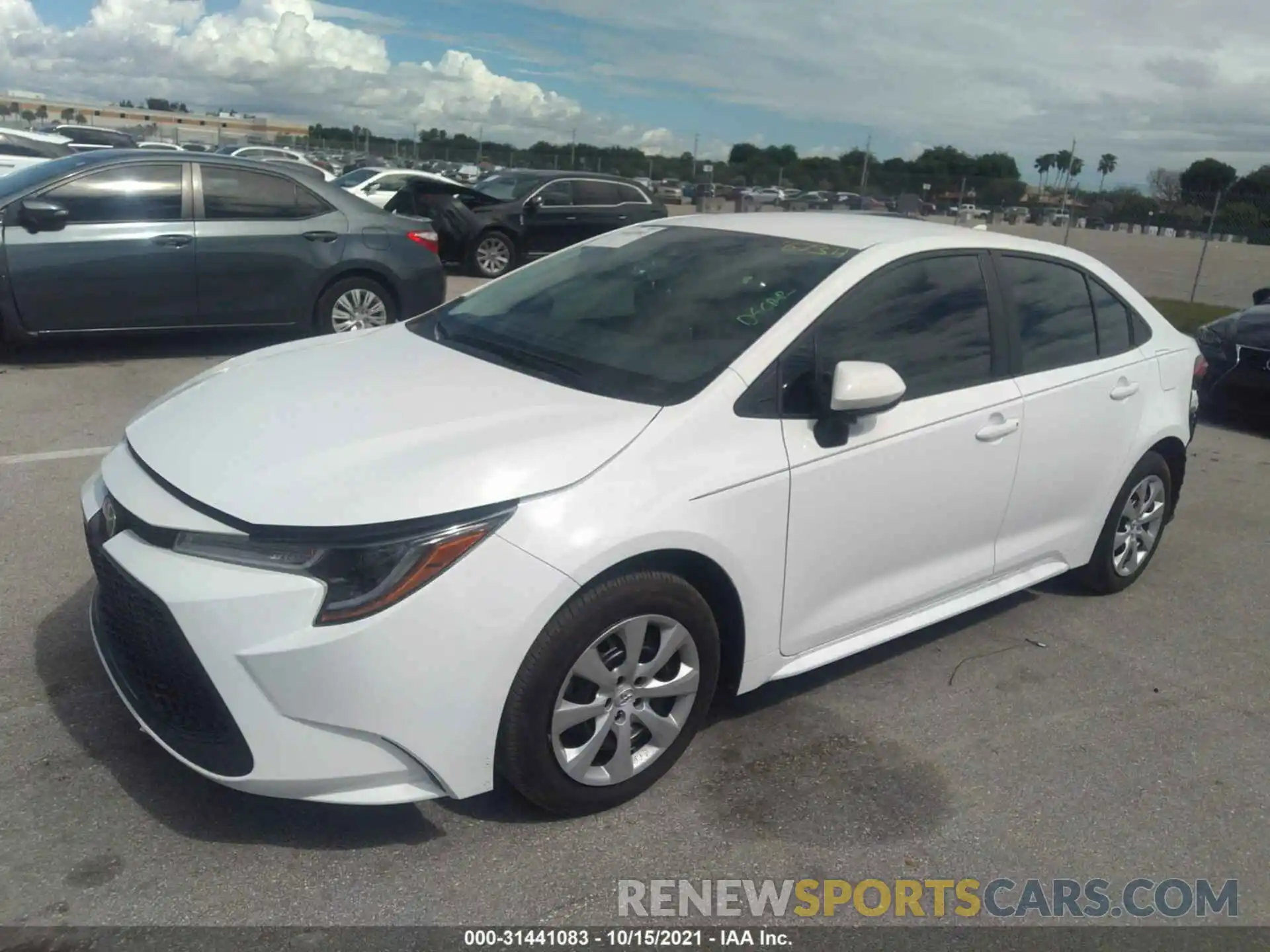 2 Photograph of a damaged car 5YFEPMAE1MP228734 TOYOTA COROLLA 2021