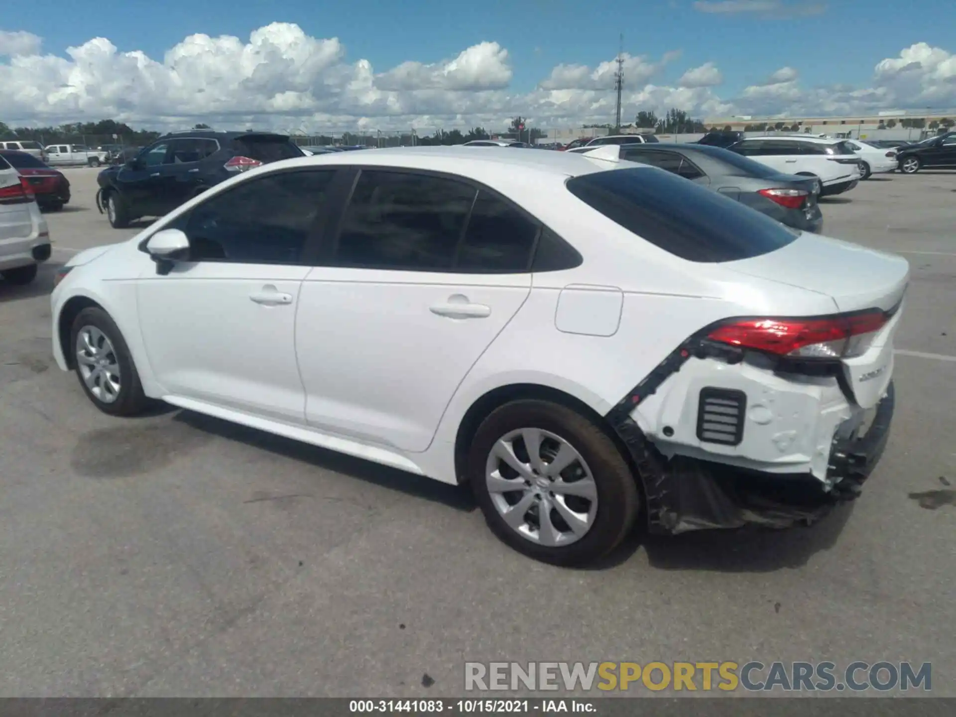 3 Photograph of a damaged car 5YFEPMAE1MP228734 TOYOTA COROLLA 2021