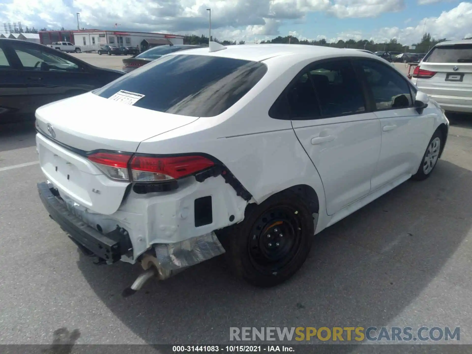 6 Photograph of a damaged car 5YFEPMAE1MP228734 TOYOTA COROLLA 2021