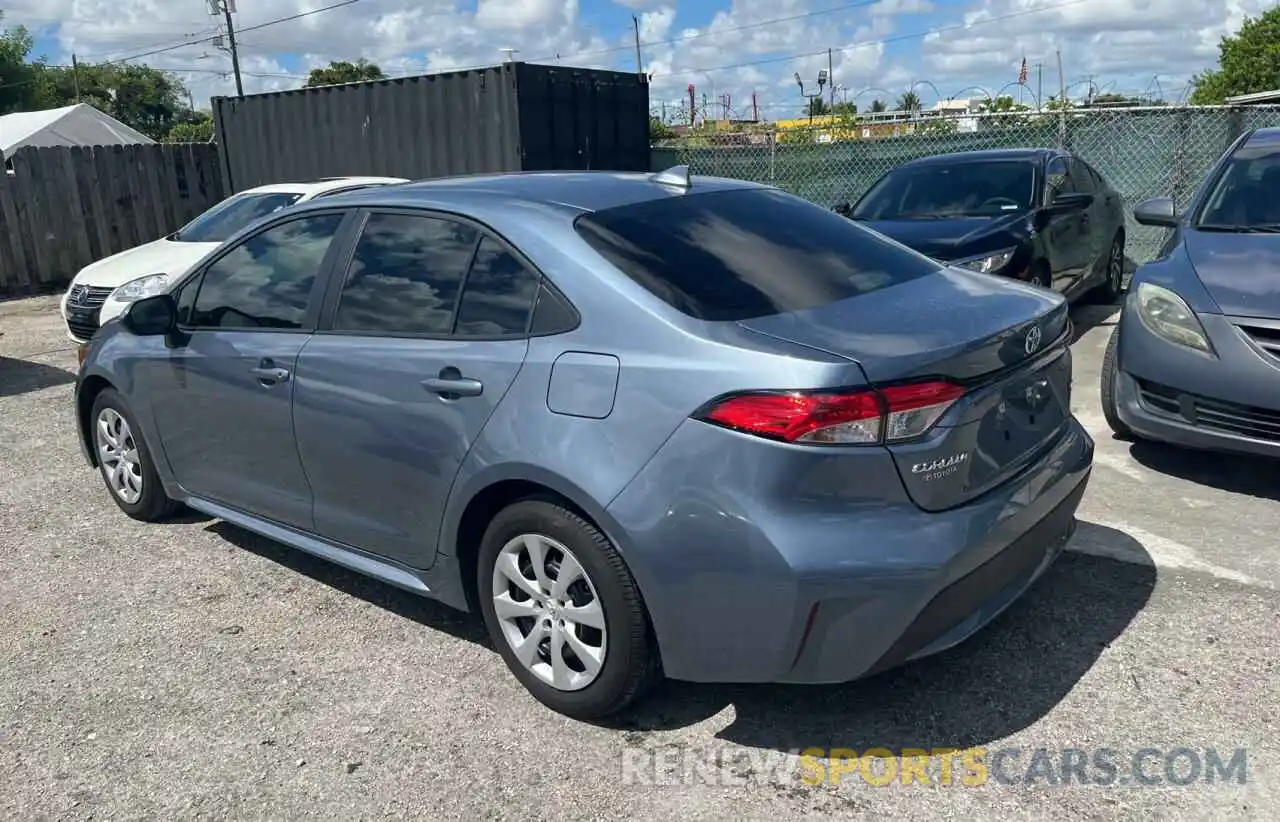 3 Photograph of a damaged car 5YFEPMAE1MP228863 TOYOTA COROLLA 2021