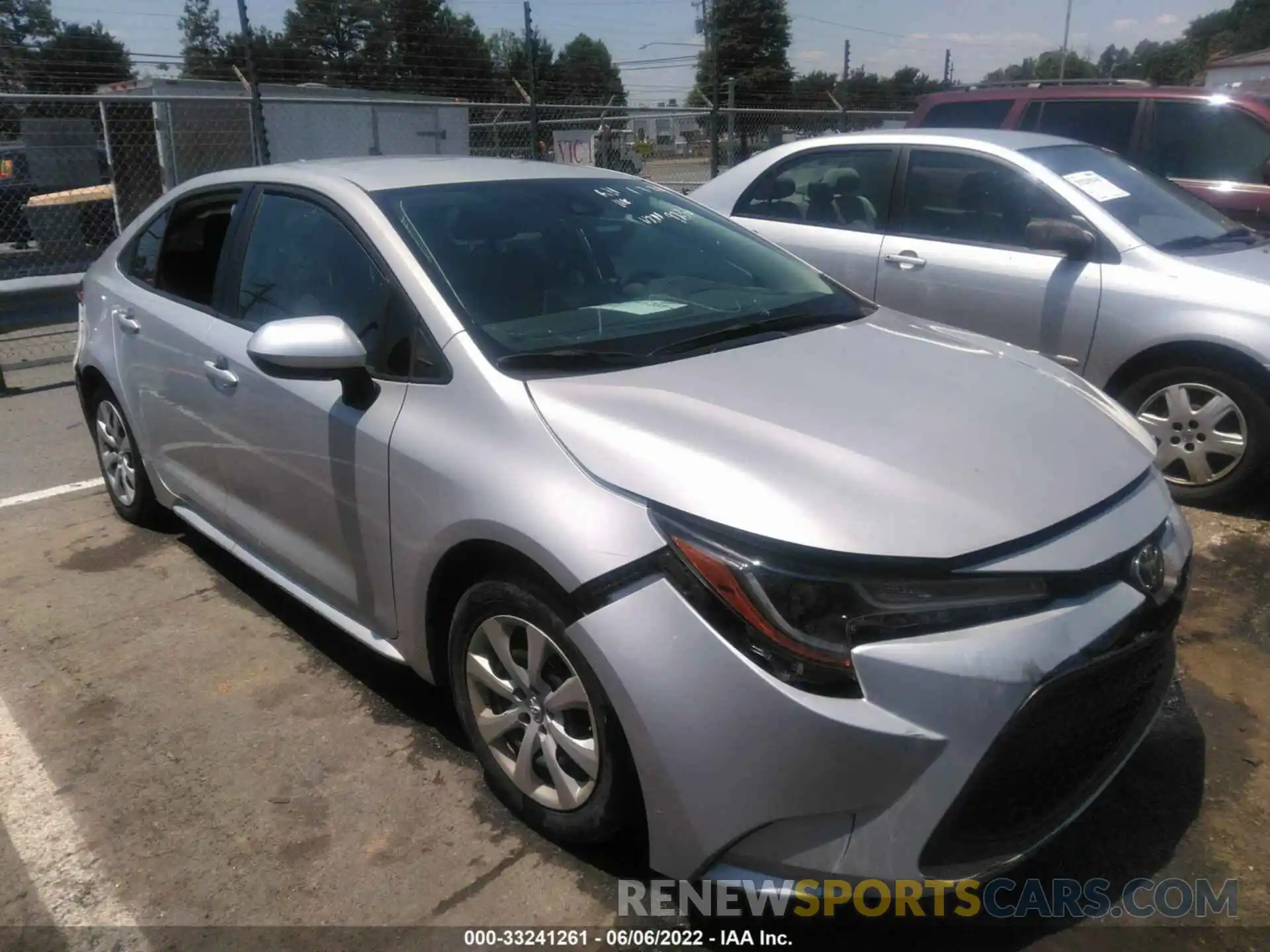 1 Photograph of a damaged car 5YFEPMAE1MP229236 TOYOTA COROLLA 2021