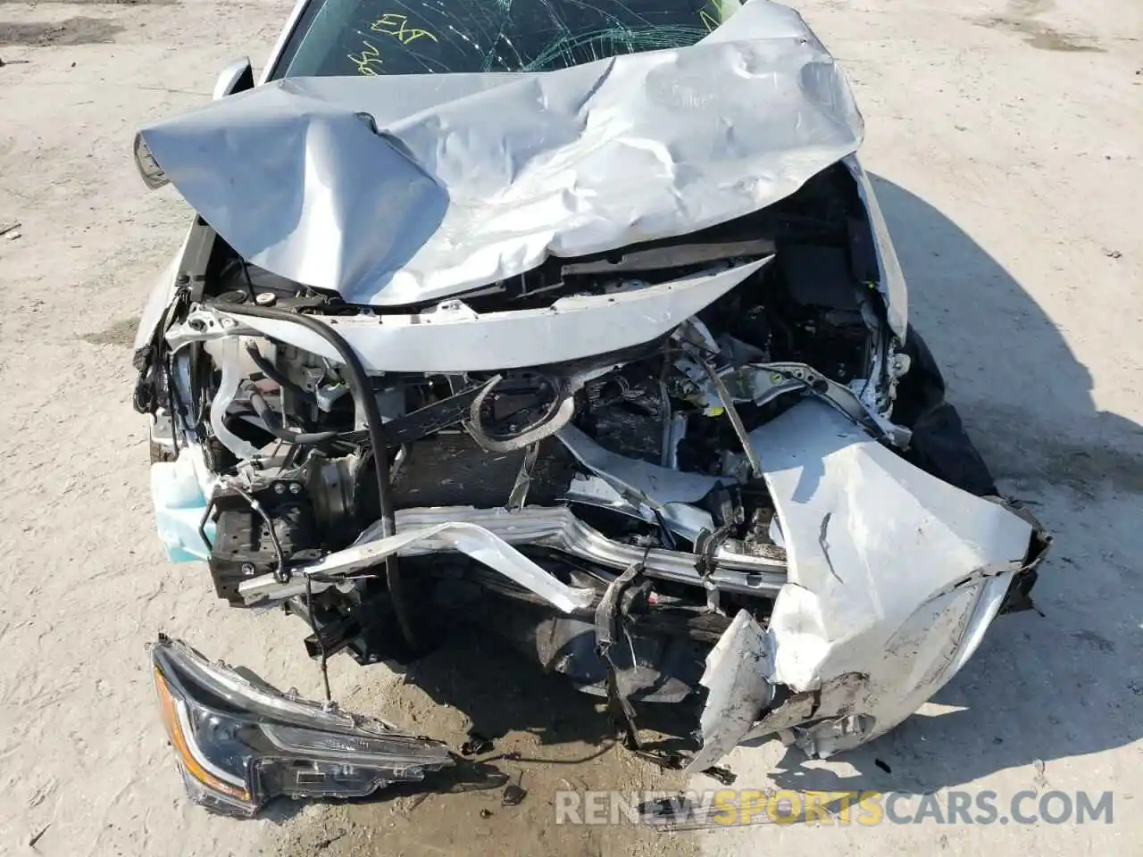 7 Photograph of a damaged car 5YFEPMAE1MP229589 TOYOTA COROLLA 2021