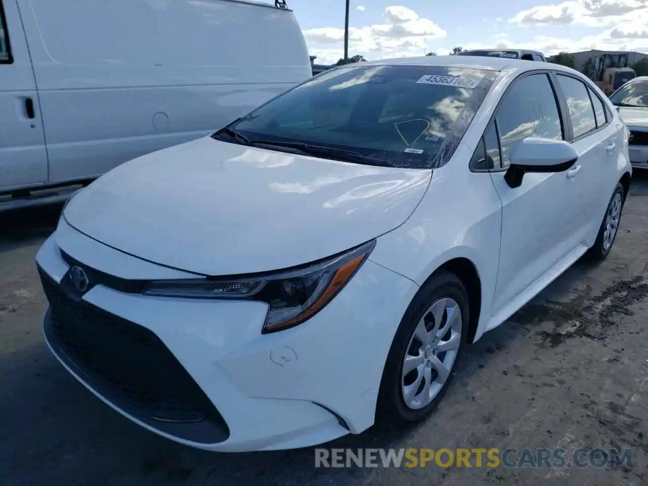 2 Photograph of a damaged car 5YFEPMAE1MP229737 TOYOTA COROLLA 2021