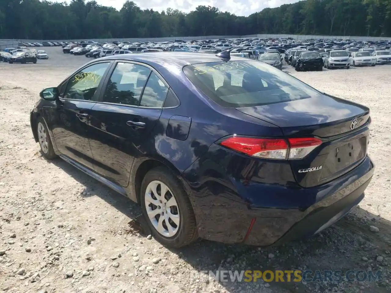 3 Photograph of a damaged car 5YFEPMAE1MP229866 TOYOTA COROLLA 2021