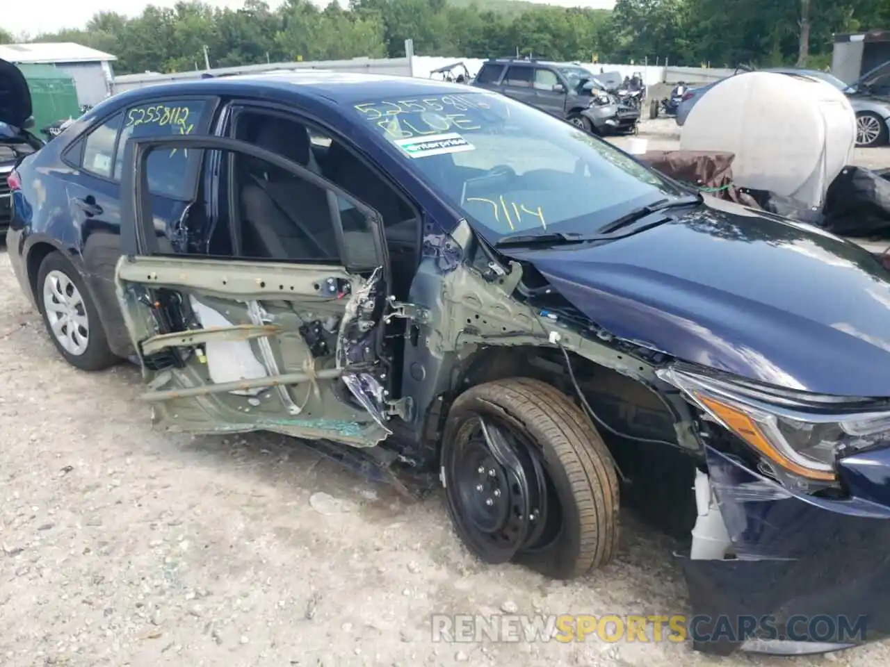 9 Photograph of a damaged car 5YFEPMAE1MP229866 TOYOTA COROLLA 2021