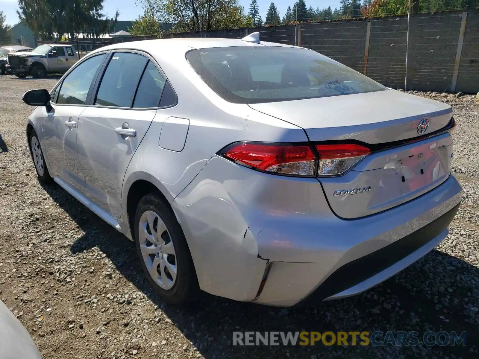 3 Photograph of a damaged car 5YFEPMAE1MP230192 TOYOTA COROLLA 2021