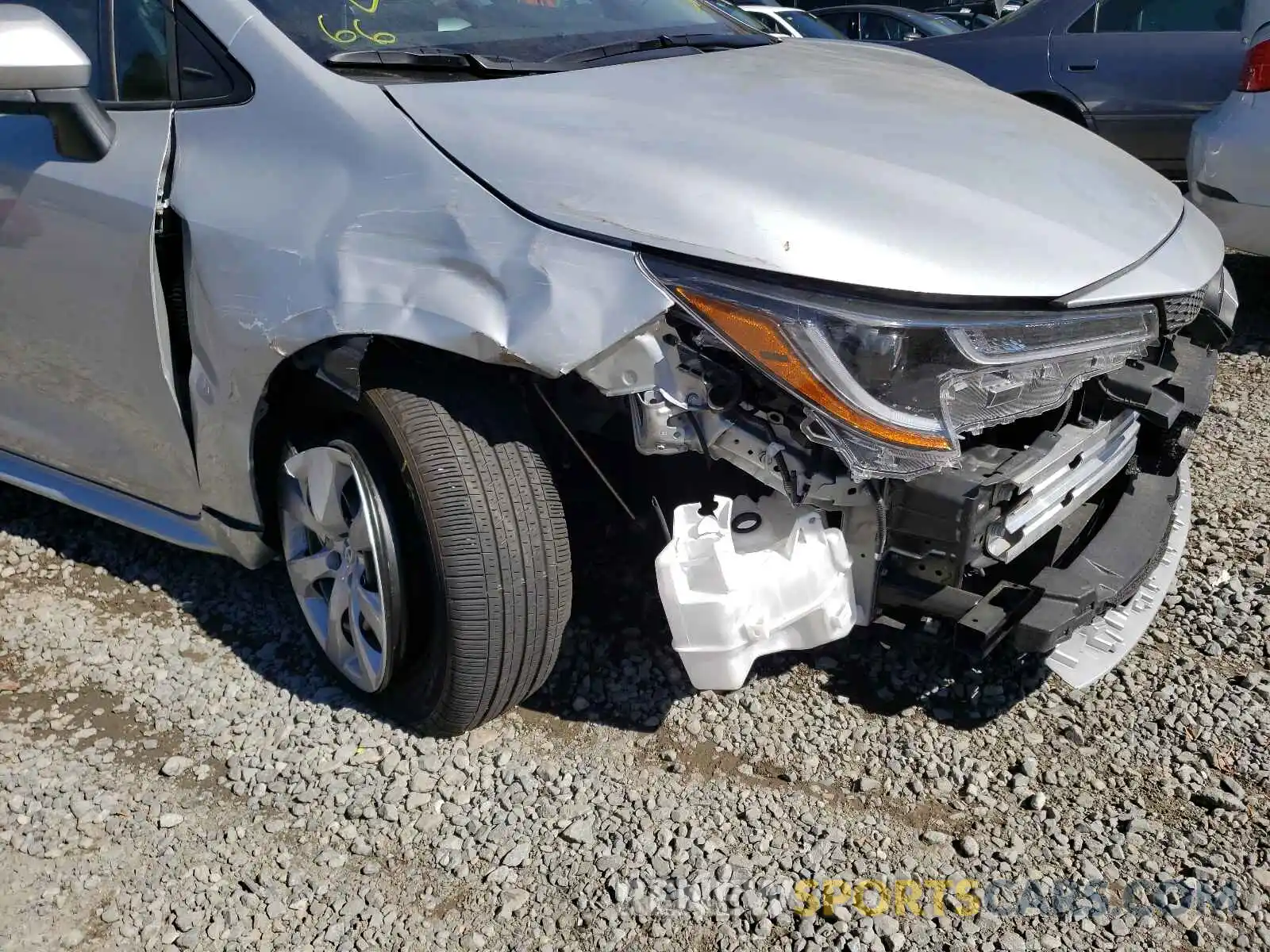 9 Photograph of a damaged car 5YFEPMAE1MP230192 TOYOTA COROLLA 2021