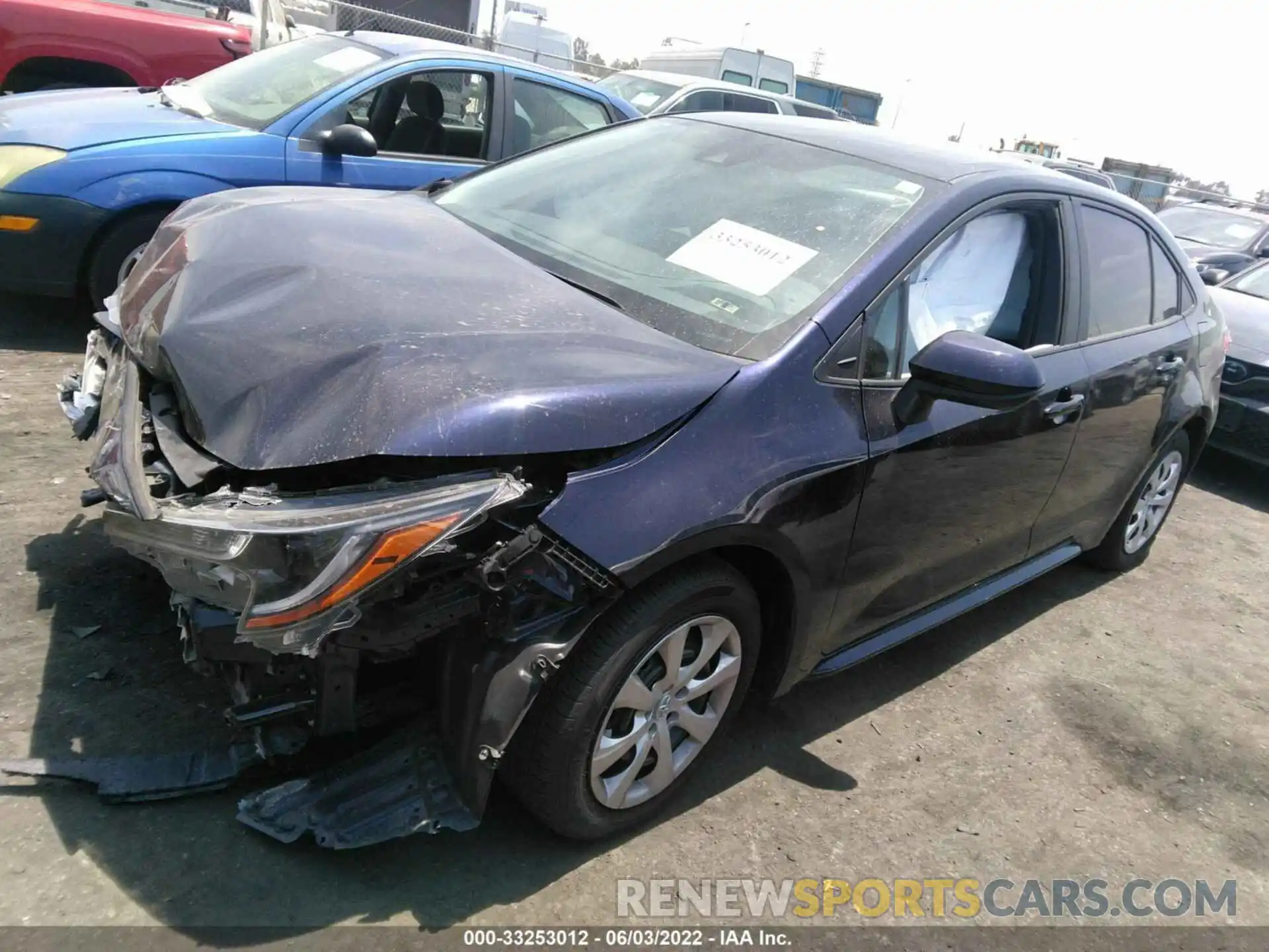 2 Photograph of a damaged car 5YFEPMAE1MP230614 TOYOTA COROLLA 2021