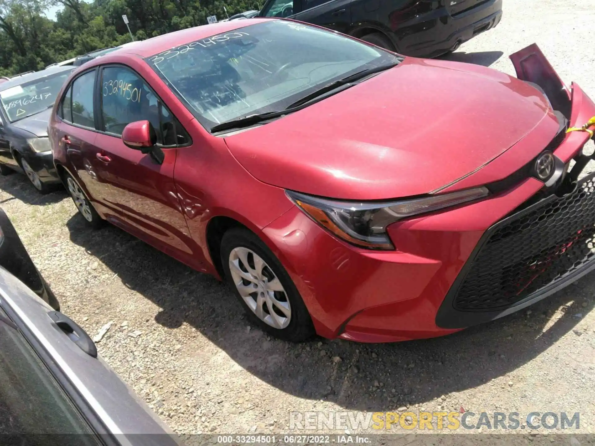 1 Photograph of a damaged car 5YFEPMAE1MP230631 TOYOTA COROLLA 2021