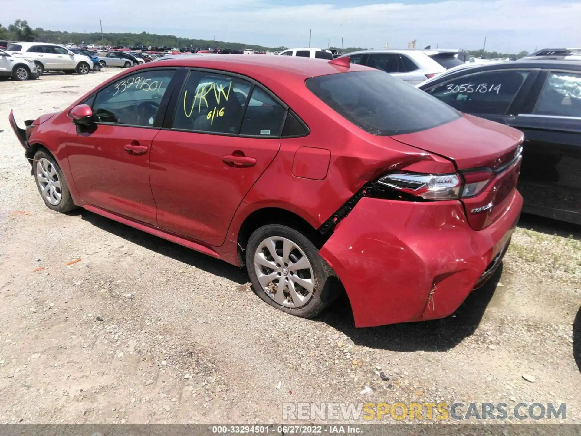 3 Photograph of a damaged car 5YFEPMAE1MP230631 TOYOTA COROLLA 2021