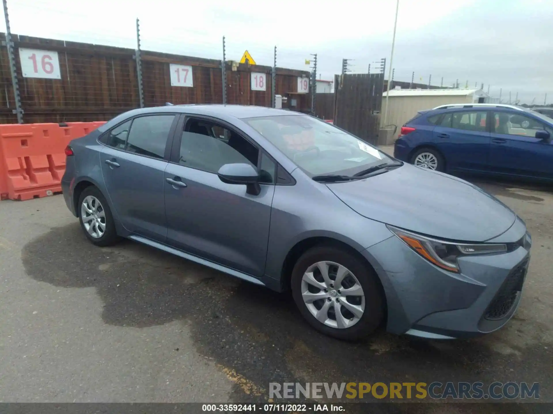 1 Photograph of a damaged car 5YFEPMAE1MP232122 TOYOTA COROLLA 2021