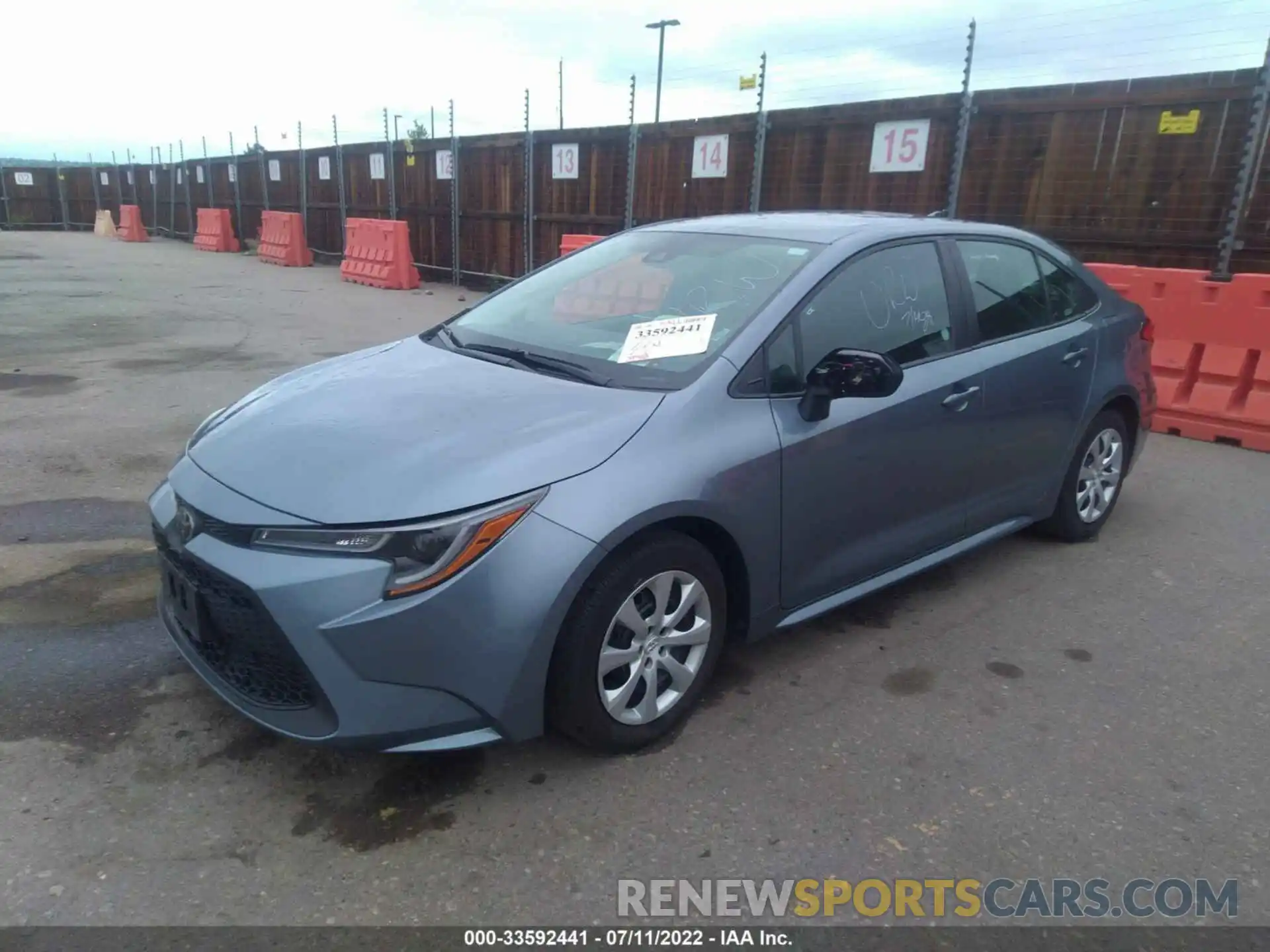 2 Photograph of a damaged car 5YFEPMAE1MP232122 TOYOTA COROLLA 2021