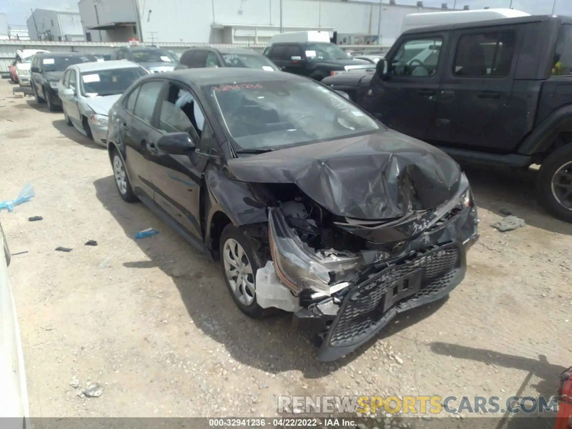 1 Photograph of a damaged car 5YFEPMAE1MP232833 TOYOTA COROLLA 2021