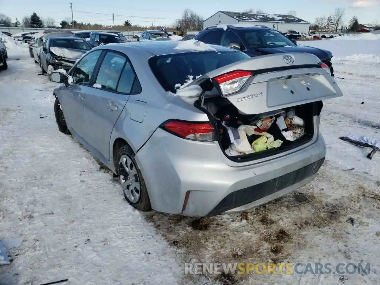 3 Photograph of a damaged car 5YFEPMAE1MP234159 TOYOTA COROLLA 2021