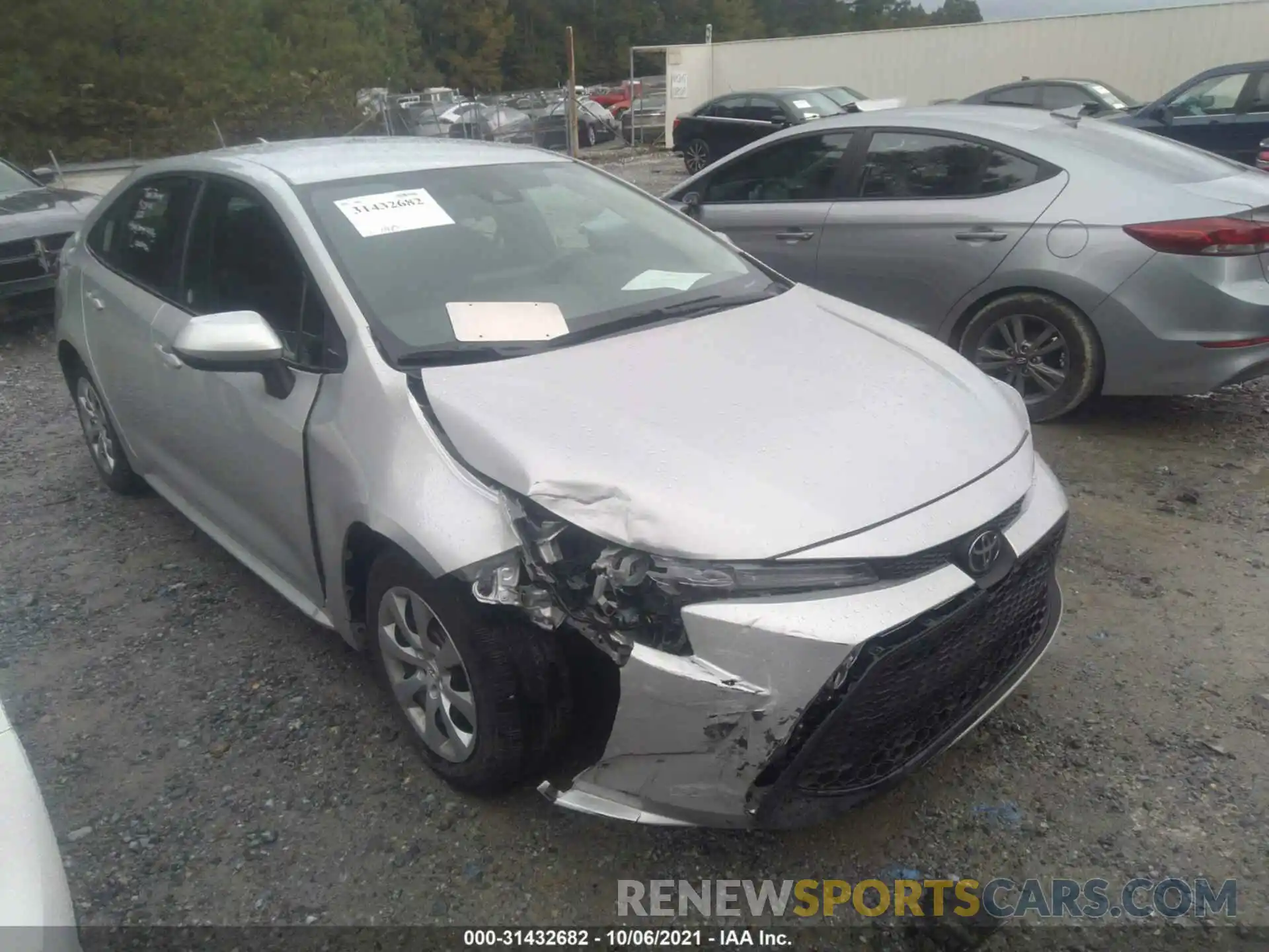 1 Photograph of a damaged car 5YFEPMAE1MP234310 TOYOTA COROLLA 2021