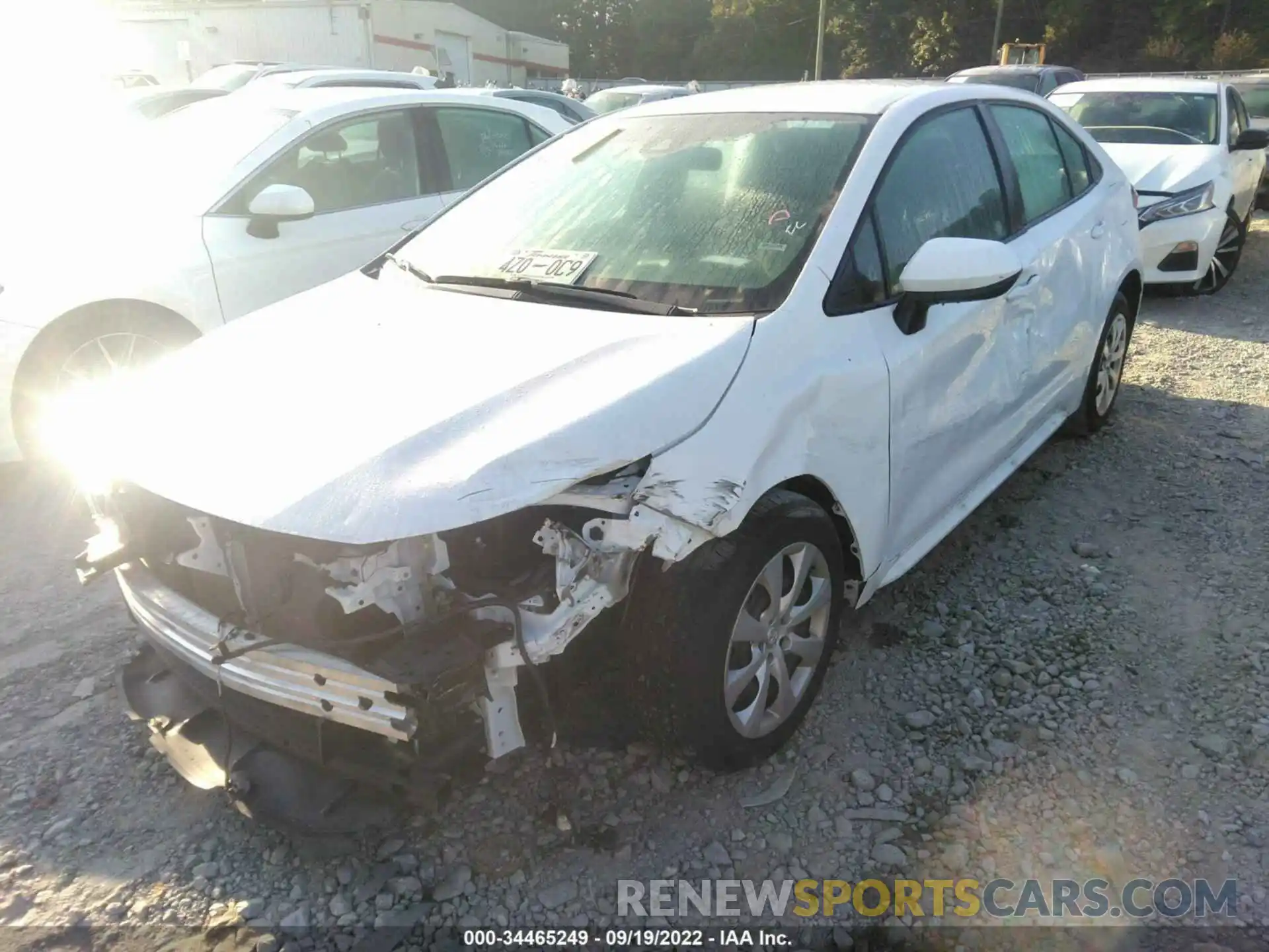 6 Photograph of a damaged car 5YFEPMAE1MP234680 TOYOTA COROLLA 2021