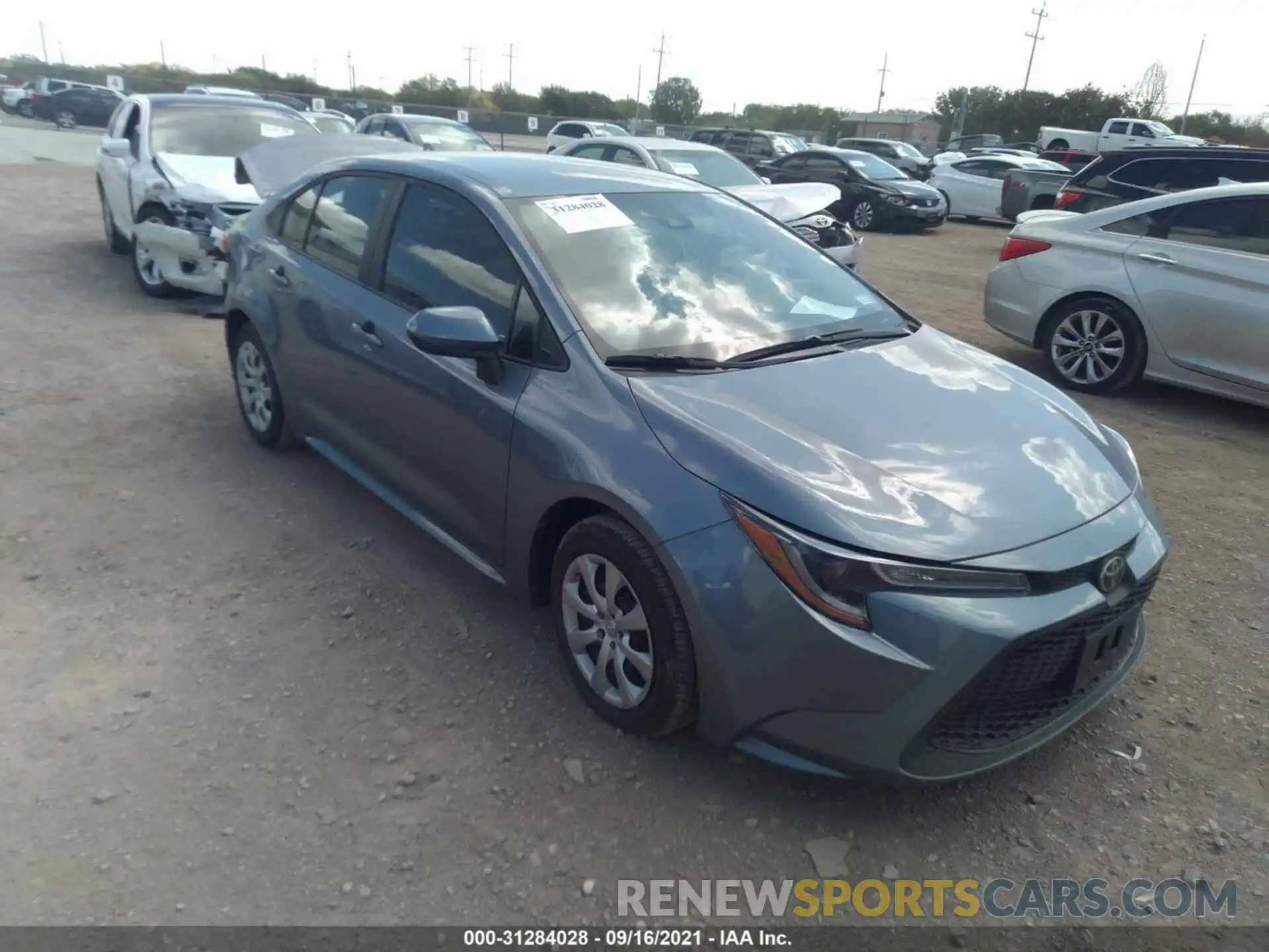 1 Photograph of a damaged car 5YFEPMAE1MP235103 TOYOTA COROLLA 2021