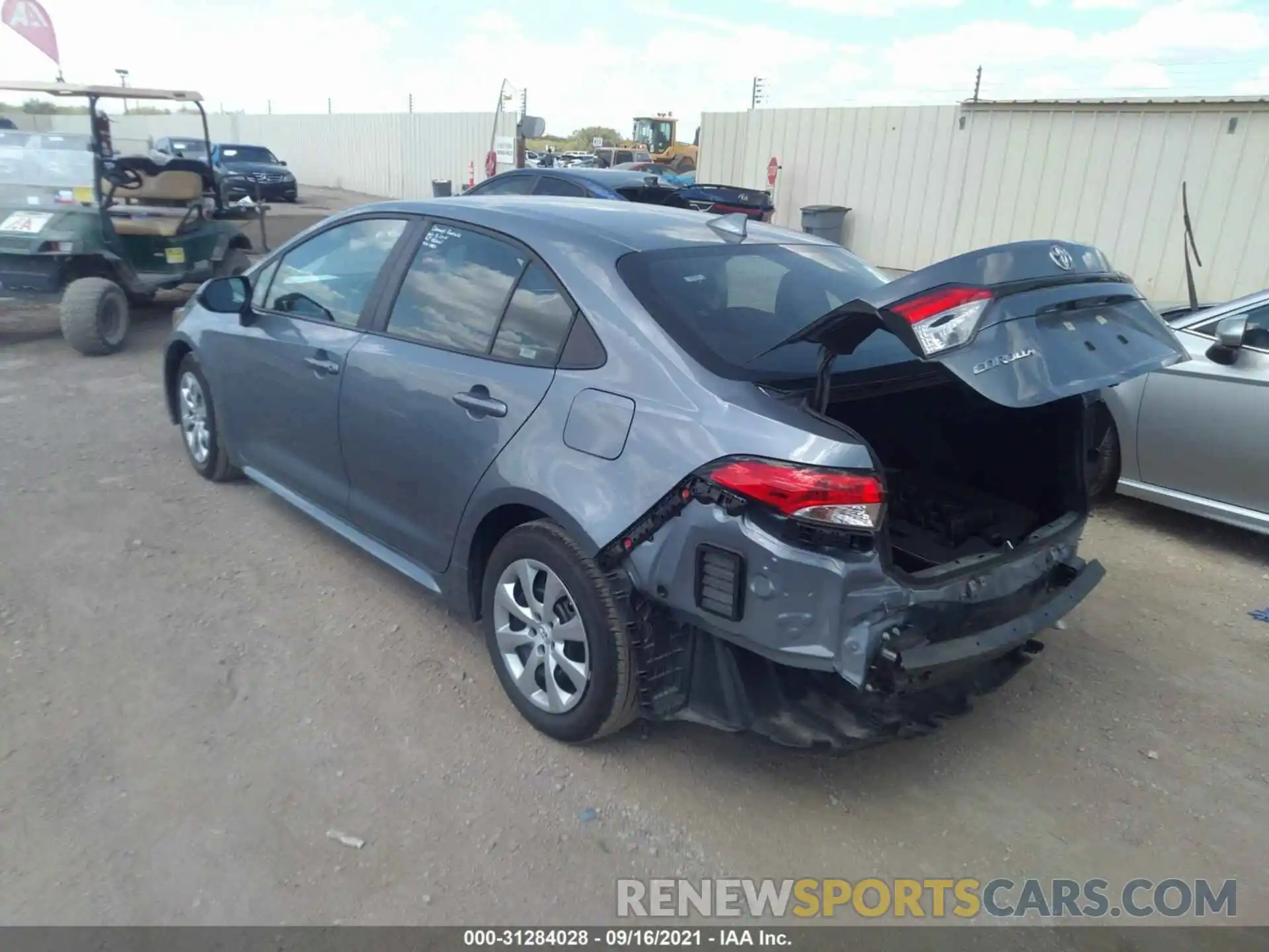 3 Photograph of a damaged car 5YFEPMAE1MP235103 TOYOTA COROLLA 2021