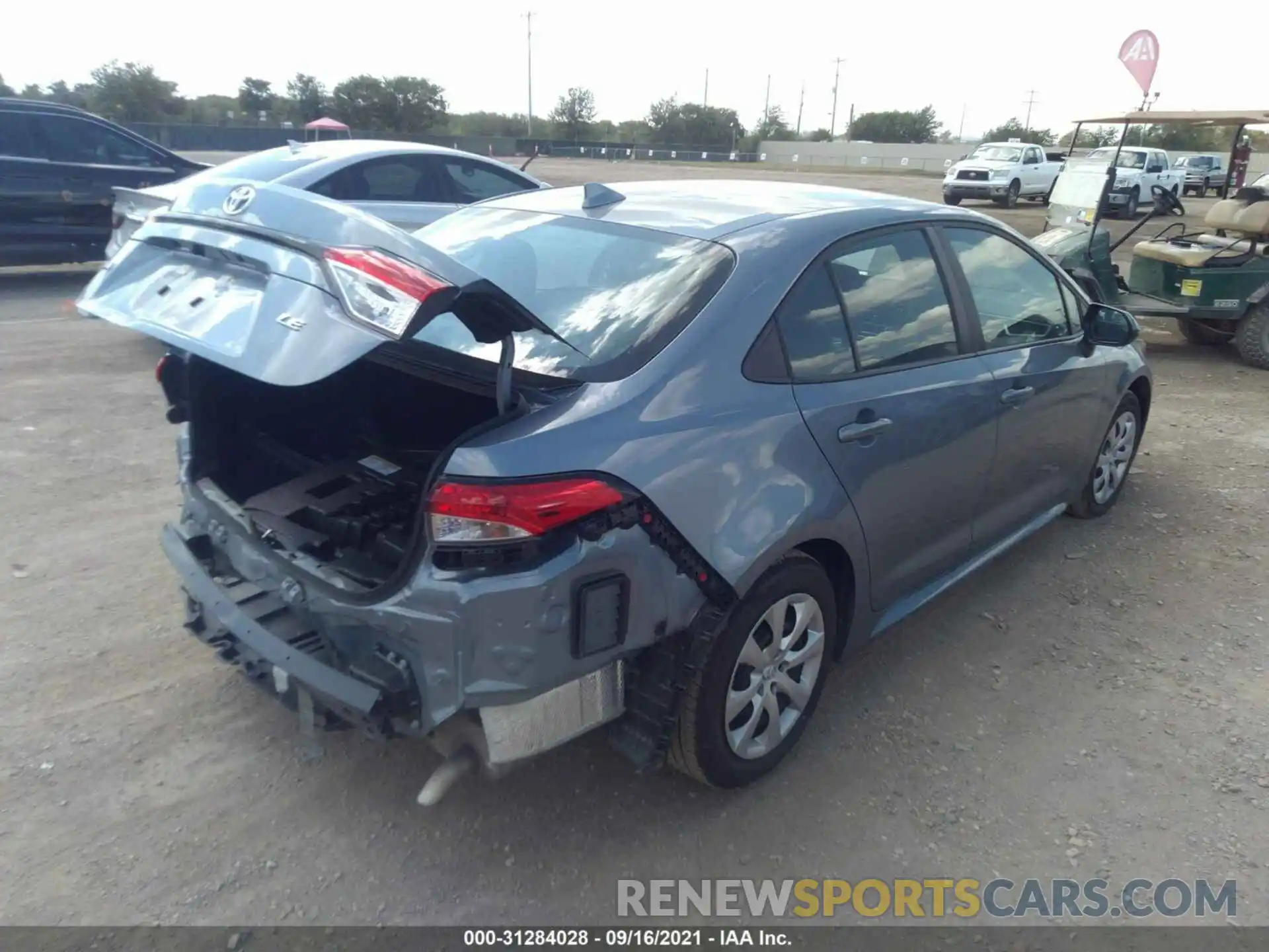 4 Photograph of a damaged car 5YFEPMAE1MP235103 TOYOTA COROLLA 2021