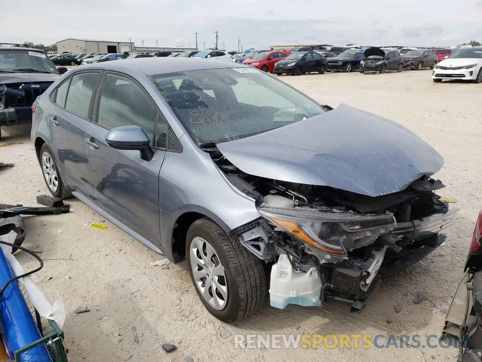 1 Photograph of a damaged car 5YFEPMAE1MP235179 TOYOTA COROLLA 2021