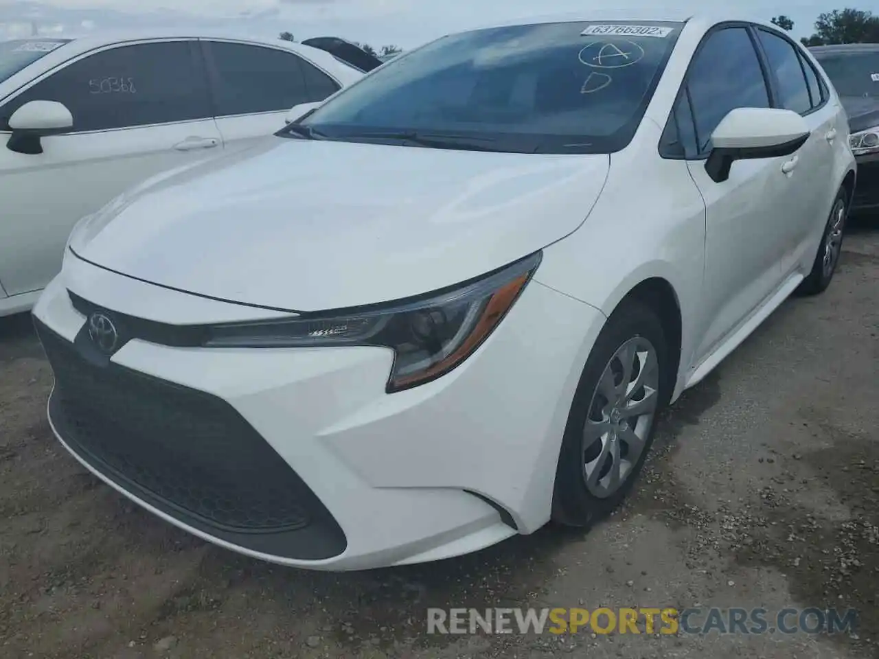 2 Photograph of a damaged car 5YFEPMAE1MP235795 TOYOTA COROLLA 2021