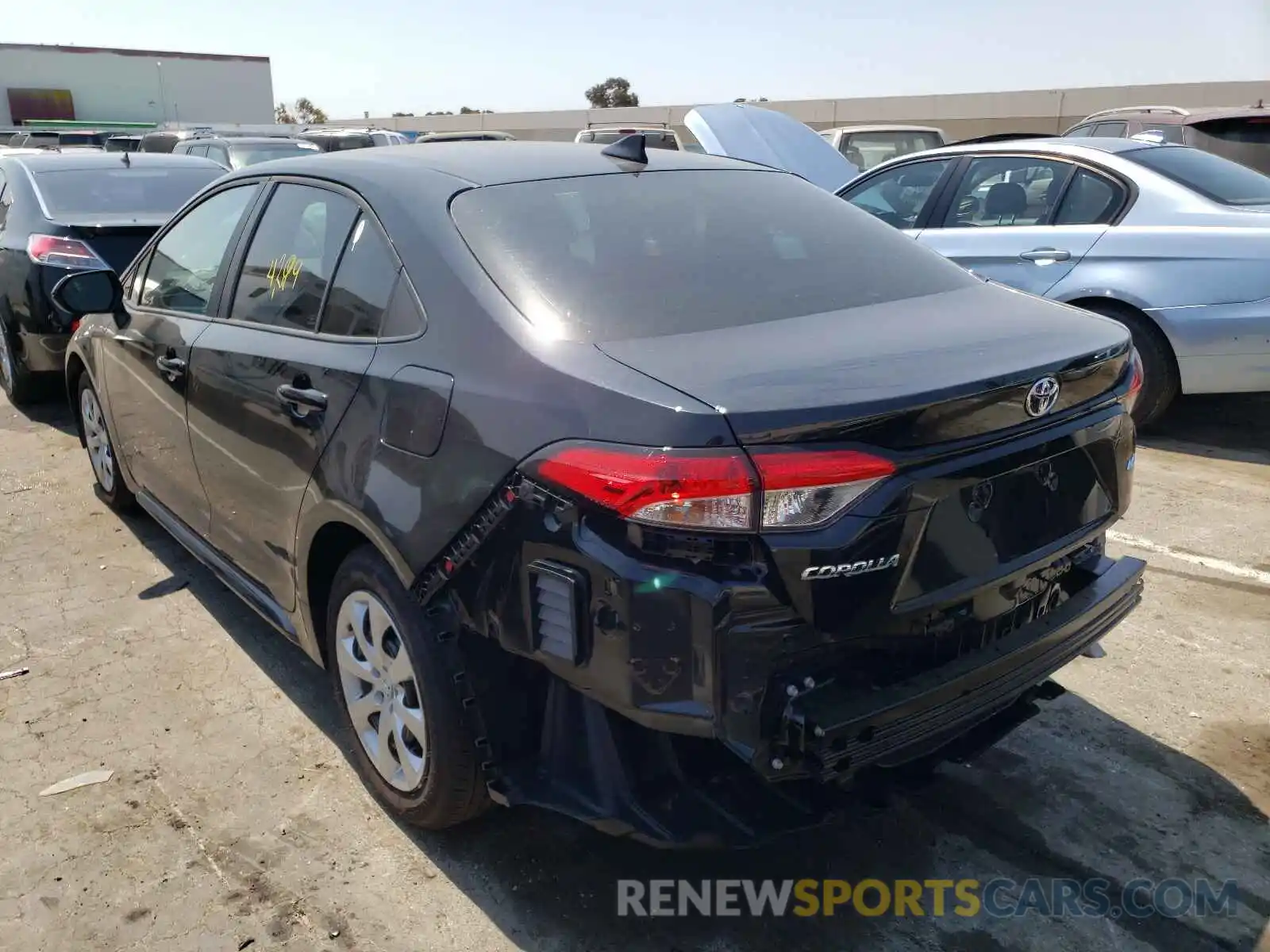 3 Photograph of a damaged car 5YFEPMAE1MP236185 TOYOTA COROLLA 2021