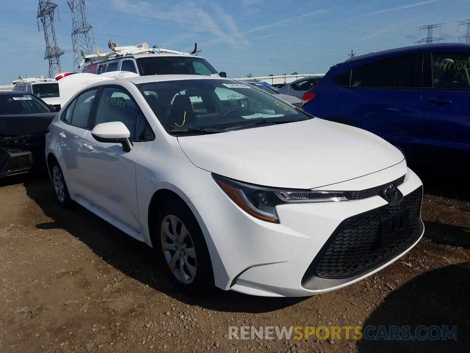 1 Photograph of a damaged car 5YFEPMAE1MP236574 TOYOTA COROLLA 2021