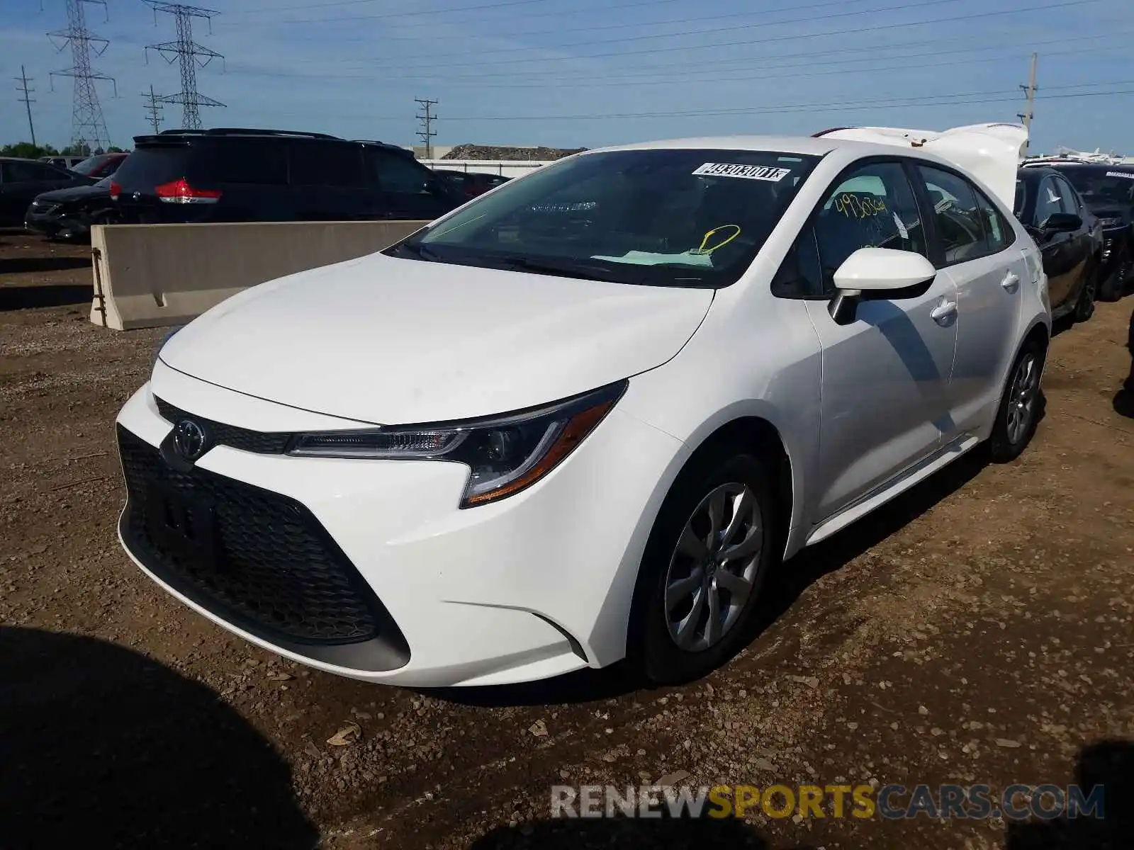 2 Photograph of a damaged car 5YFEPMAE1MP236574 TOYOTA COROLLA 2021