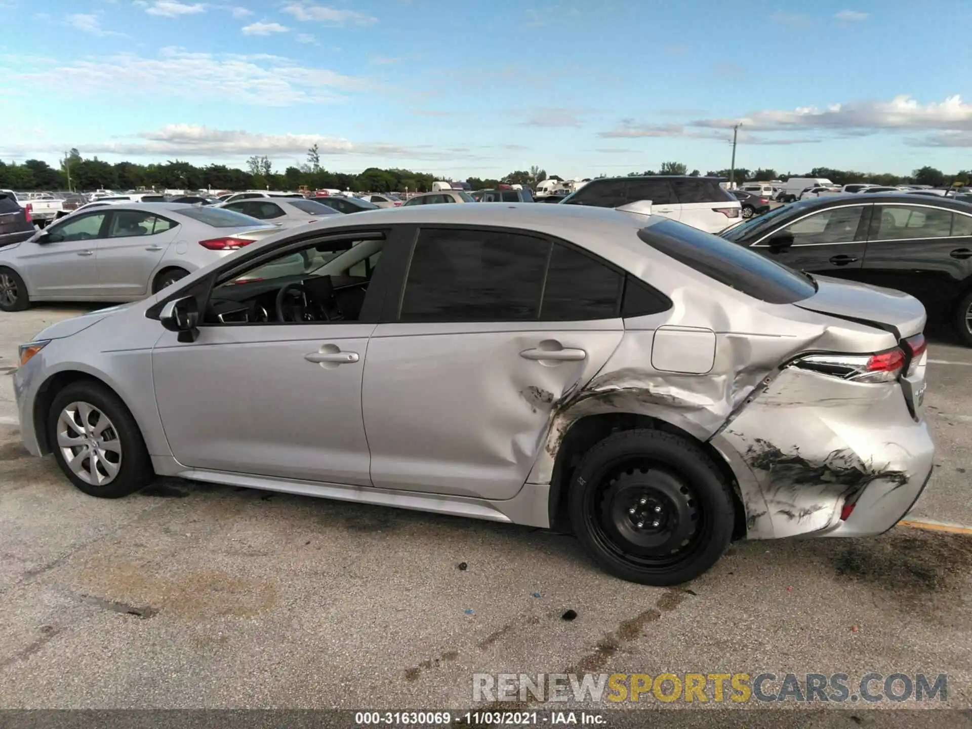 6 Photograph of a damaged car 5YFEPMAE1MP237336 TOYOTA COROLLA 2021