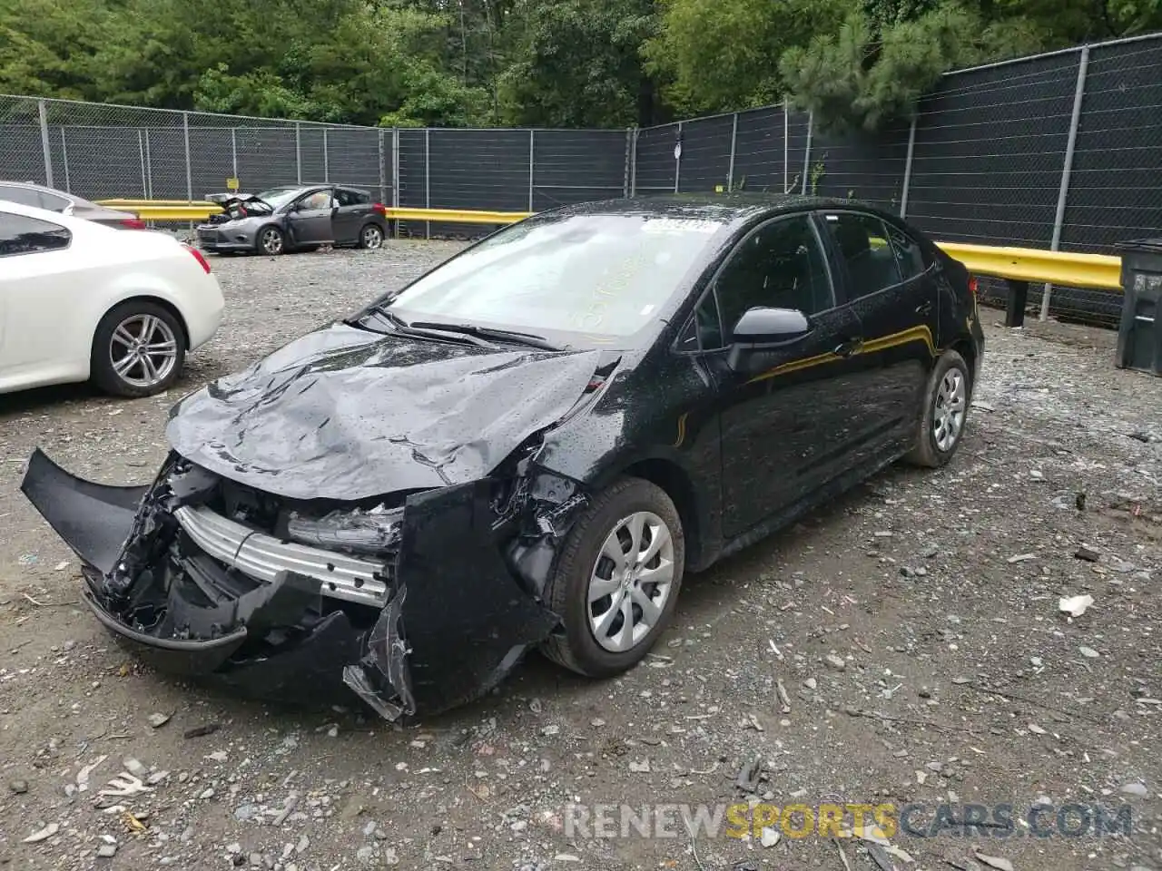 2 Photograph of a damaged car 5YFEPMAE1MP238003 TOYOTA COROLLA 2021