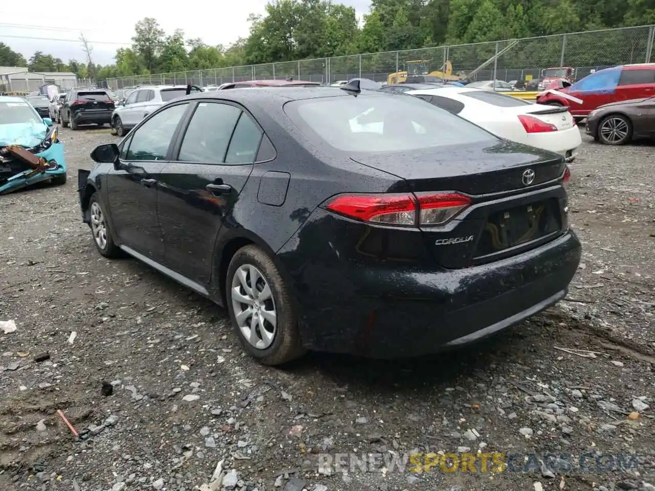 3 Photograph of a damaged car 5YFEPMAE1MP238003 TOYOTA COROLLA 2021